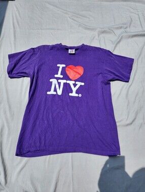 I Love NY T-shirt New York Medium Official Tourist Short Sleeve Unisex